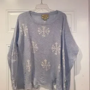 Wildfox snowflake cheap sweater